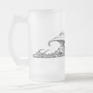 Mattierte Tasse von Schlafdrachen