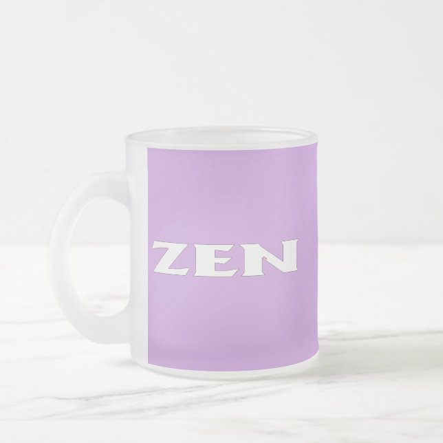 Mattierte Tasse Zen (Links)