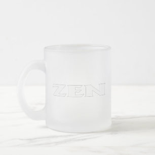 Mattierte Tasse Zen-Weiß