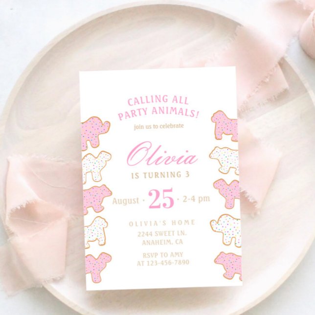 Mattierte Tierkochen sprinkeln Sofortdownload Einladung (Von Creator hochgeladen)