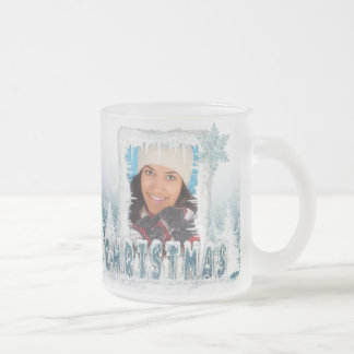 Mattierte WeihnachtsFoto-Tasse Mattglastasse