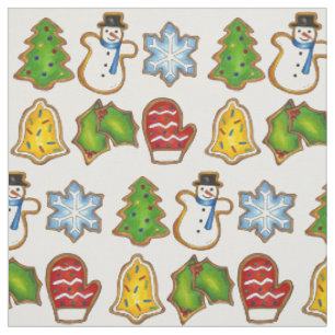 Mattierte Weihnachtszucker Kekse Snowman Bell Tree Stoff