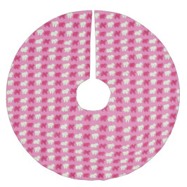 Mattierte Zirkus Tierkochteile Krümel Sprinklen Polyester Weihnachtsbaumdecke