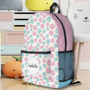 Mattierte Zuckerrüben in Rosa und Blau Bedruckter Rucksack