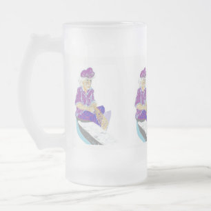 Mattierten 16 oz Mattierte Glass Tasse Griechische