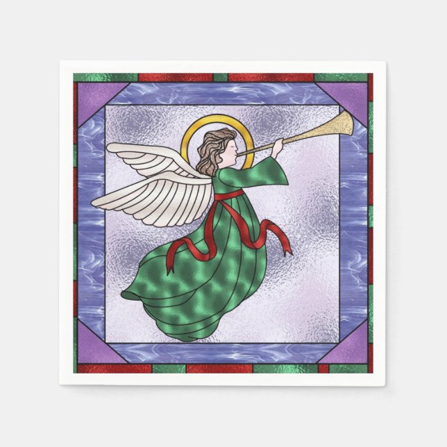 Mattierter Angel Serviette (Vorderseite)