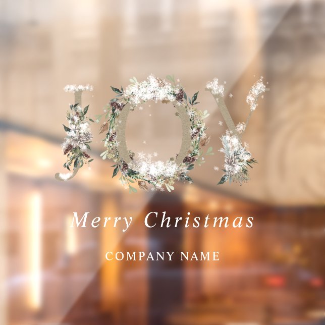 Mattierter botanischer Blumenurlaub Fensteraufkleber (Blatt 2)