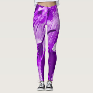 Mattierter lila Engel träumt Leggings