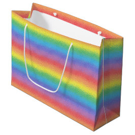 Mattierter Regenbogen Große Geschenktüte