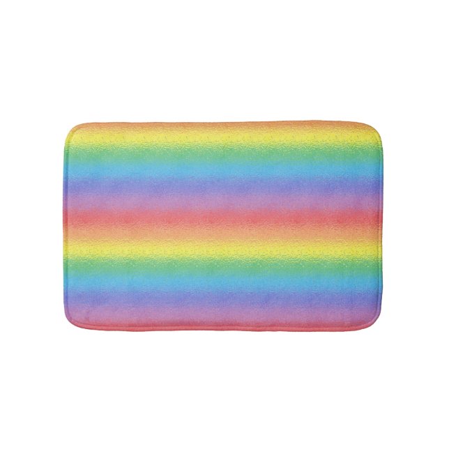 Mattierter Regenbogenbadematt Badematte (Vorderseite)