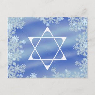 Mattierter Star Postkarte