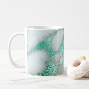 Mattierter tadelloser grüner bezaubernder kaffeetasse