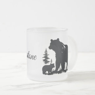 Mattierter Tasse-Yellowstone-Bär Mattglastasse