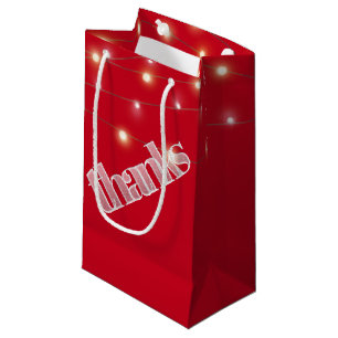 Mattierter Text mit leichter Zeichenkette Kleine Geschenktüte
