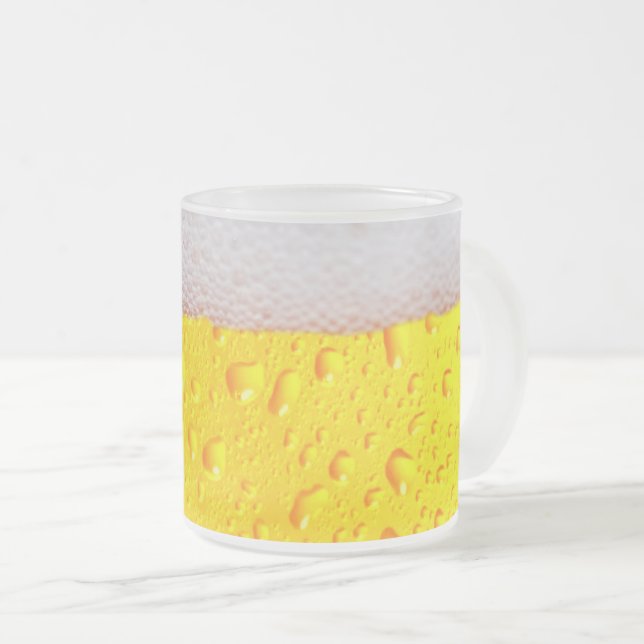 Mattiertes Bier und Suds Tasse (VorderseiteRechts)