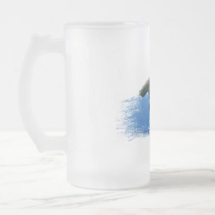 Mattiertes Bierglas des Hammerhai-Haifischs Mattglas Bierglas