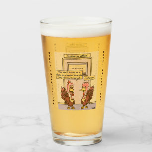 Mattiertes Bierglas Glas