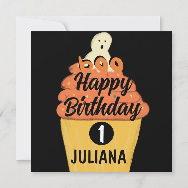 Mattiertes Cupcake Ghost-Kostüm-Halloween-Party (Vorderseite)