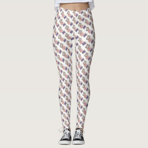 Mattiertes Frühstück Toaster Pastry Junk Food Fein Leggings
