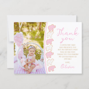 Mattiertes Sprinkle Animal Cookie Party Gast Gunst Postkarte