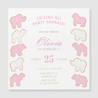 Mattiertes Sprinkle Tierkoch Magnetische Einladung