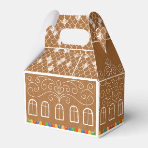 Mattiertes Süßigkeits-Feiertags-Lebkuchen-Haus Geschenkschachtel