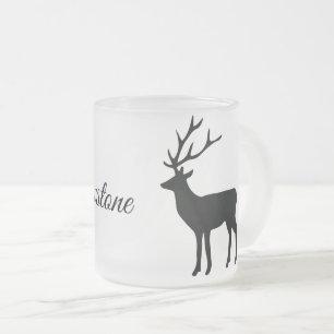 Mattiertes Tasse-Yellowstone-Hirsch Mattglastasse
