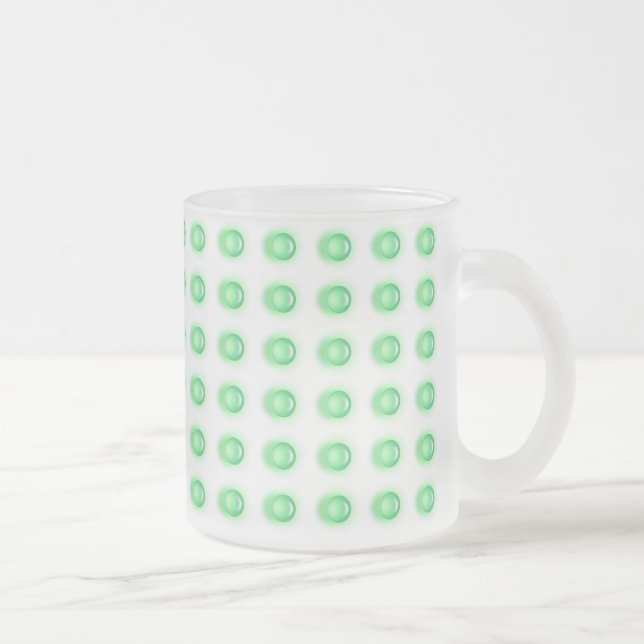 Mattiertes Tassen-Grün LED Mattglastasse (Rechts)