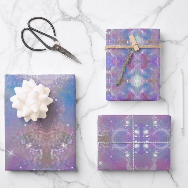 Mattiertes Träumen Geschenkpapier Set (Vorderseite)