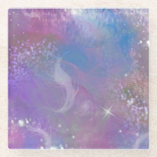 Mattiertes Träumen Glasuntersetzer