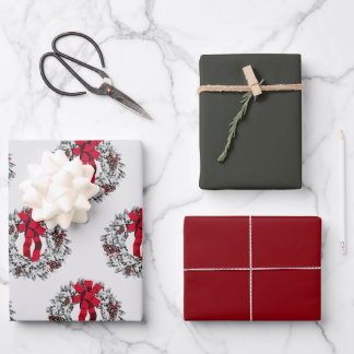 Mattiertes Wrading-Set Geschenkpapier Set