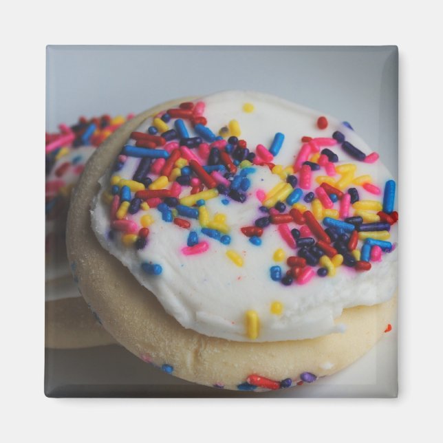 Mattiertes Zucker-Cookies-Magnet Magnet (Vorne)