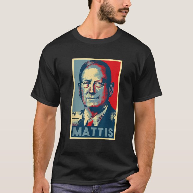 Mattis für den Präsidenten 2020 General Mad Dog Ma T-Shirt (Vorderseite)