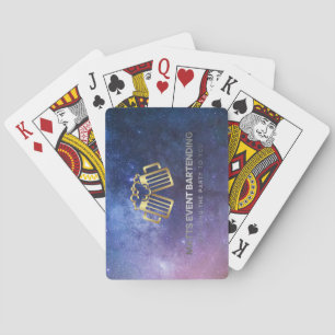 Matts Event Bartending Logo Spielkarten