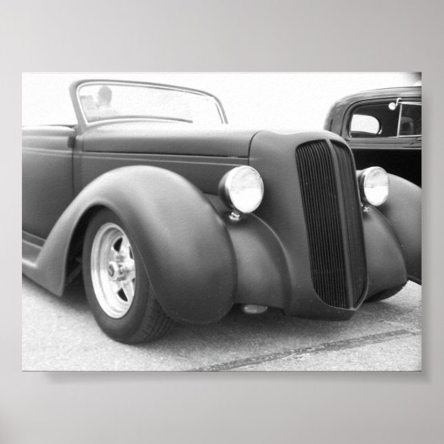 Mattschwarz Poster (Vorne)