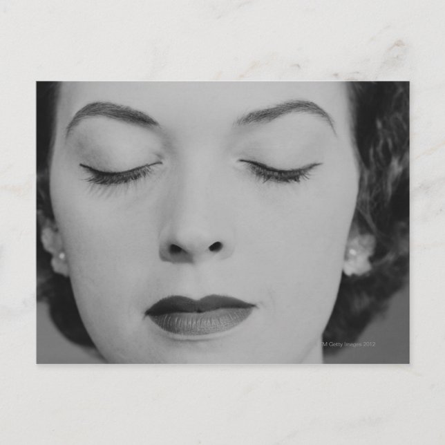 Mature Woman 2 Postkarte (Vorderseite)