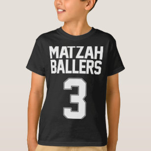 Matzah Baller 3 lustiges jüdisches Basketball-Team T-Shirt