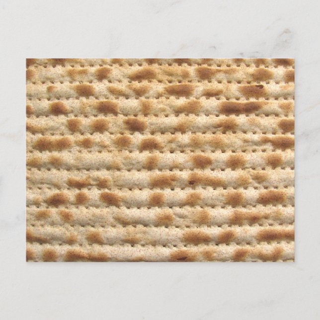 Matzah Biscuit Brot Postkarte (Vorderseite)