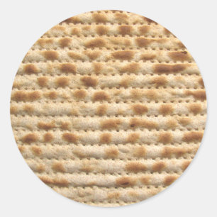 Matzah Biscuit Brot Runder Aufkleber