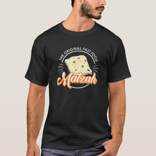 Matzah, die ursprüngliche Fast Food Matzo Ball T-Shirt (Vorderseite)