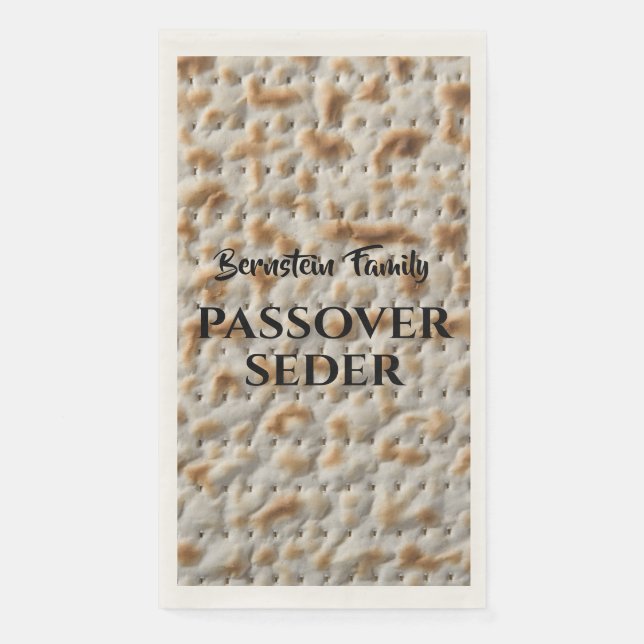 Matzah Jewish Holiday Passover Sever Serviette (Vorderseite)