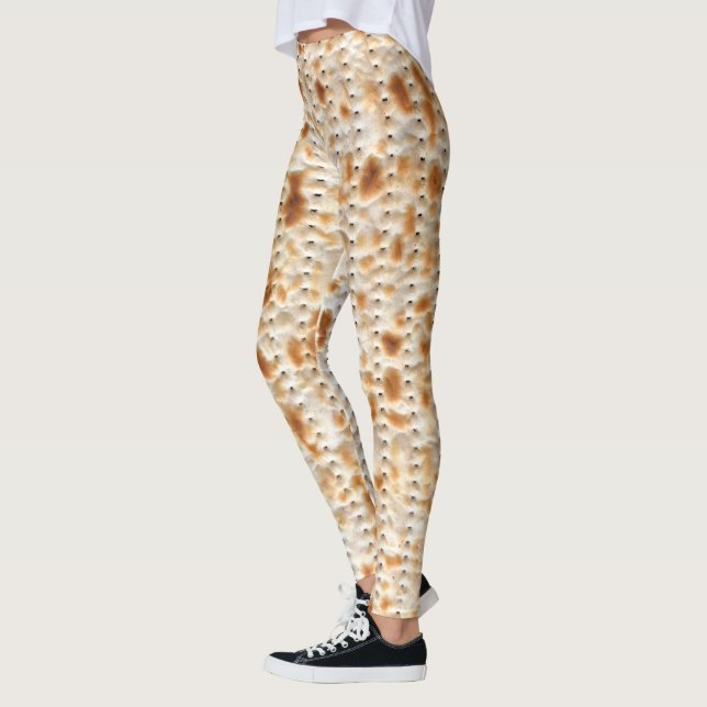 Matzah Magnified Passover Leggings (Links)