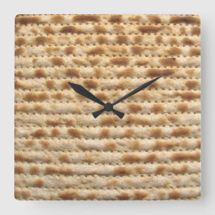 Matzah Quadratische Wanduhr