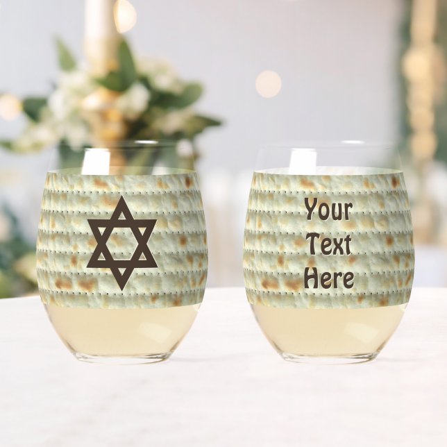 Matzah Weinglas Ohne Stiel (Insitu (Hochzeit))