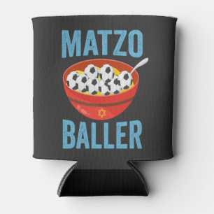 Matzo Baller Funny Soccer Hanukkah Holiday Geschen Dosenkühler