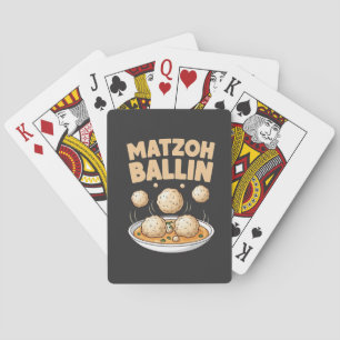 Matzo Baller Hanukkah Food Jüdische Kultur Spielkarten