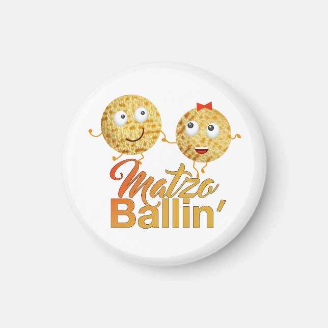 Matzo Ballin'. Pessach Magnet (Vorne)