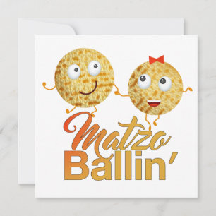 Matzo Ballin'. Pessach Segel Einladung