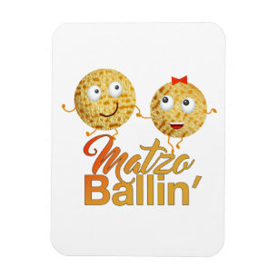 Matzo Ballin'. Pessach Segel Magnet