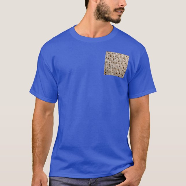 MATZO-BLAUES T-SHIRT UNISEX (Vorderseite)